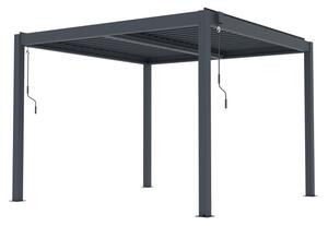 G21 Austin Premium 3x3 m bioklimatikus pergola, antracit alumínium