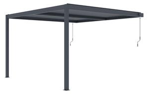 G21 Trenton 4x4 m bioklimatikus pergola, antracit alumínium