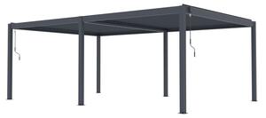 G21 Austin Premium 6x4 m bioklimatikus pergola, antracit alumínium