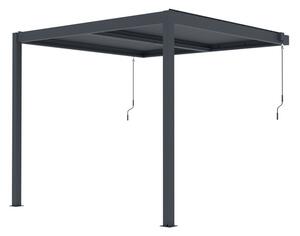 G21 Trenton 3x3 m bioklimatikus pergola, antracit alumínium