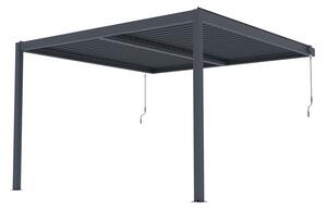 G21 Trenton Premium 4x4 m bioklimatikus pergola, antracit alumínium