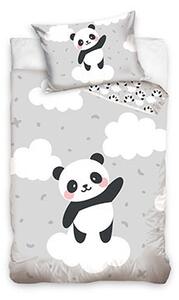 Panda Cloud gyerek ágyneműhuzat 100x135 cm, 40x60 cm