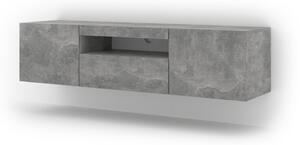 AURA TV-állvány 150 cm, beton színben