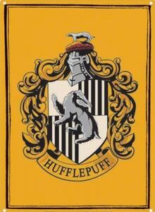 Fém tábla Harry Potter - Hufflepuff, (15 x 21 cm)