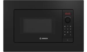 BOSCH BFL623MB4 Beépíthető mikrohullámú sütő, Serie2, 800W, 20 liter, Digitális kijelzés (piros), TouchControl vezérlés, balra nyíló