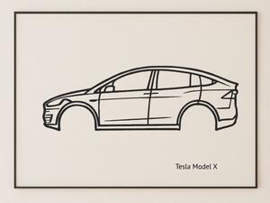 Tesla Model X faldekoráció