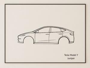 Tesla Model Y Juniper faldekoráció