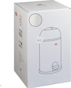 Wesco Kickmaster Jr. 12 literes pedálos rozdamentes acél szemetes - Matt Fehér