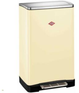 WESCO Big Double Boy 36 literes pedálos rozsdamentes acél szemetes - Mandula