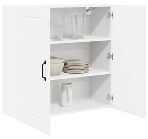 VidaXL Fali Szekrény PORTO Magas Fényű Fehér 80 x 31 x 80 cm