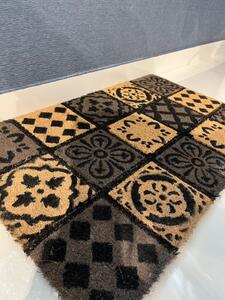 Ruco Style barok tiles lábtörlő beige-barna