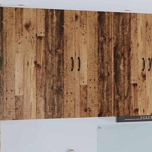 VidaXL Konyhaszekrény polcokkal Öreg fa 80 x 31 x 100 cm Faanyag