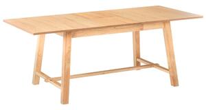Kihúzható étkezőasztal BARNES Világos kőris 160/200 cm 90 cm
