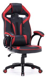 Gamer és irodai szék, Drift, 52x130x67 cm, piros