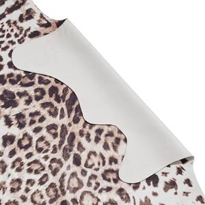 Barna-bézs szőnyeg 130x155 cm Faux Leopard – Think Rugs