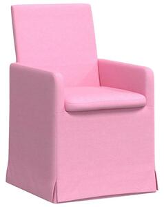 VidaXL Étkező Székek 2 pcs Rózsaszín 57 x 67 x 95 cm szövet