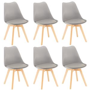 Silla étkezőszék 6 db szürke színben