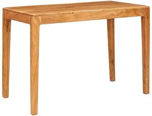 VidaXL Étkezőasztal Barna 110 x 55 x 76 cm Tömör Akácfa