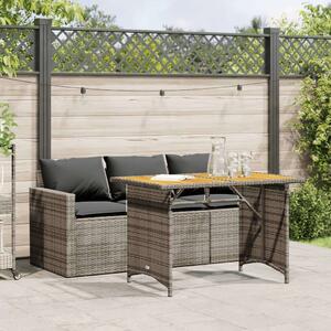 Polyrattan Kerti Étkezőgarnitúra - 2 Fő