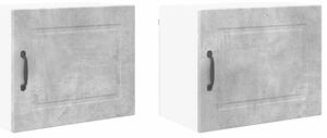 VidaXL Konyhaszekrény 2 pcs Beton Szürke 50 x 31 x 40 cm Faanyag