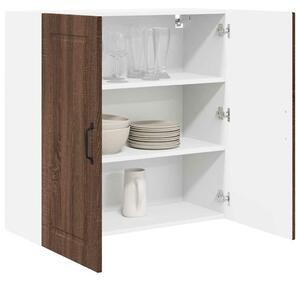 VidaXL Konyhaszekrény polcokkal Barna Tölgy 80 x 31 x 80 cm Faanyag