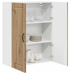 VidaXL Konyhaszekrény polcokkal Artisan tölgy 80 x 31 x 100 cm Faanyag