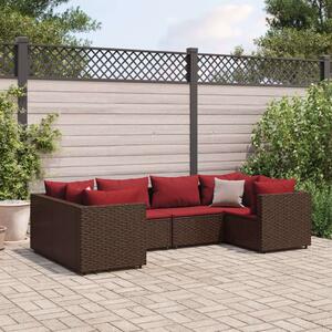 VidaXL Polyrattan Kerti Ülőgarnitúra - 6 Fő
