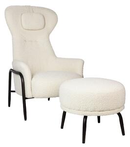 King Home Teddy Grand Fotel Bézs Lábtartóval