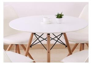 Fehér étkezőasztal OSLO 60x60