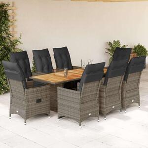 VidaXL Polyrattan Kerti Bútor - 8 Személyes Bisztró
