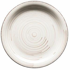 Mäser Bel Tempo kerámia lapos tányér 27 cm, bézs színű