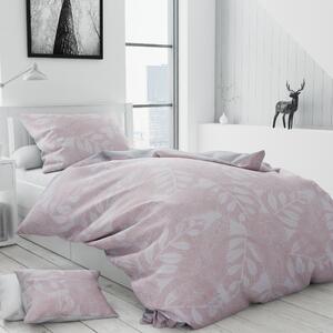 BOREAS rózsaszín pamut ágyneműhuzat + 40 x 50 cm-es párnahuzat ingyen