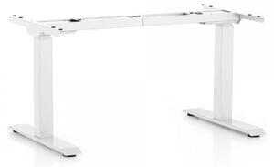 OfficeTech 4 állítható magasságú íróasztal alapzat, Fehér