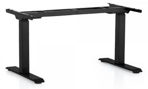 OfficeTech 4 állítható magasságú íróasztal alapzat, Fekete