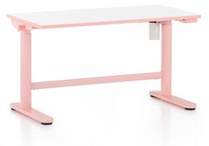 OfficeTech Kids állítható magasságú íróasztal, 100 x 50 cm, Rózsaszín
