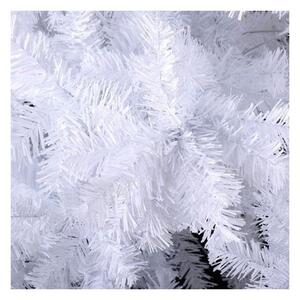 Karácsonyfa 200 cm, fehér, Prémium megjelenés, állvánnyal