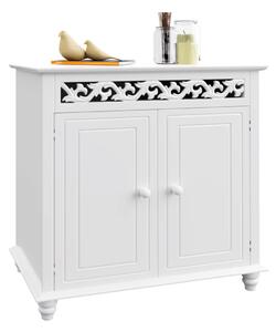 Casaria JERSEY komód, 76x65x35cm, fehér