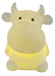 Globo Mini tehén figurás asztali lámpa, RGB LED, 0.06W, akkumulátor tápegység, szilikon