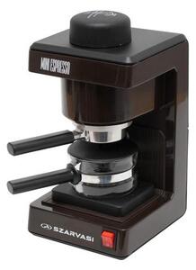Szarvasi SZV-612/3 Mini Espresso kávéfőző 11958, 800 W, 3.04 bar, üveg kiöntő, hőkorlátozó, hőkioldó, barna