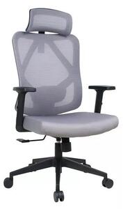 IRISOffice Eclipse szürke ergonómikus, szövet-hálós irodai forgószék fej és háttámasszal (ECLIPSE SZÜRKE)