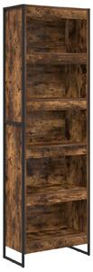 VidaXL Könyvespolc 2 pcs Füstös tölgy 60 x 30 x 189,5 cm Faanyag