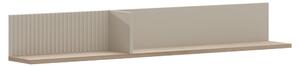 Fali polc 135, szürkésbarna Taupe/silverjack tölgy, DOMCA