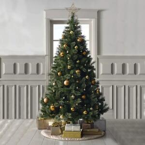 ProCart® Karácsonyi műfenyő, himalája fenyő kinézetű, magassága 200 cm, természetes zöld, tartóval