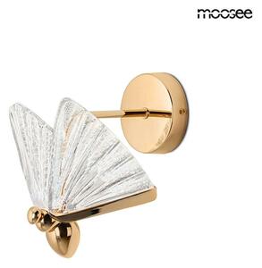 Moosee Butterfly S Kristály Fali Lámpa Arany