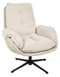 King Home Carino Forgó Fotel Teddy Bézs Kényelmes