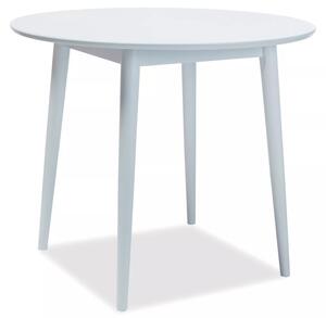 Larson Kerek MDF Étkezőasztal Fehér 90cm