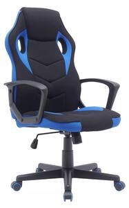 Dakar Gamer Forgószék Szövet Fekete-Kék TILT Mechanikával