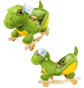 Roben Toys dinoszaurusz baba hintaszék, biztonsági öv, kerekek, dalok
