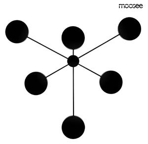 Moosee Shadow 6 Fekete Fém Fali LED Lámpa