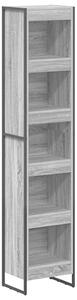 VidaXL Könyvespolc Szürke Sonoma 40 x 30 x 189,5 cm Faanyag
